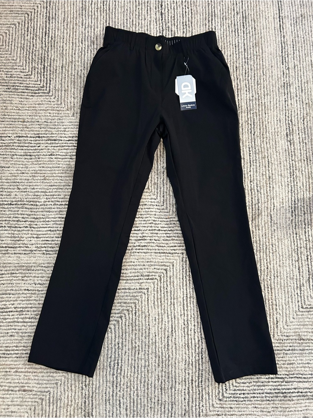 Little Donkey Andy Black Straight-Leg Pants UV Protection Rip Stop Small Women’s